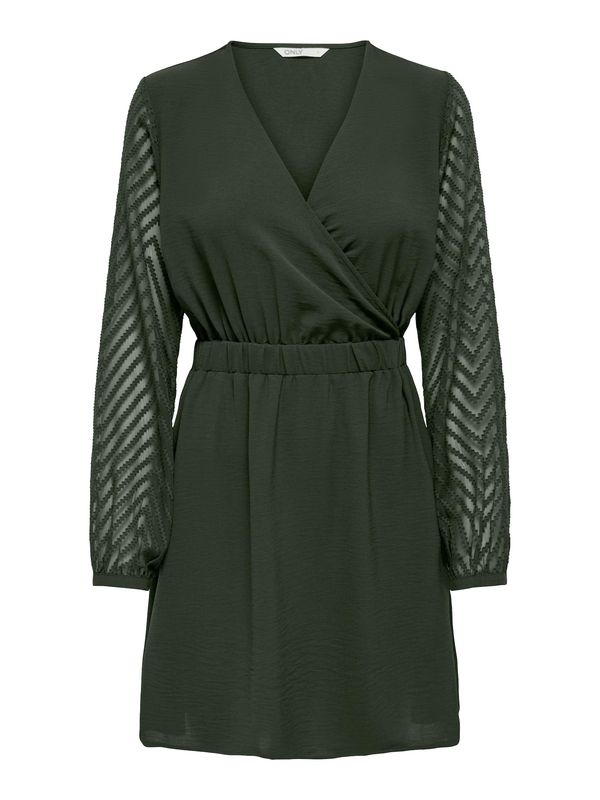ONLY ONLY Рокля 'LISA'  тъмнозелено