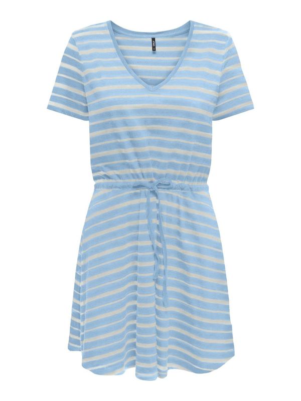 ONLY ONLY Рокля 'MAY'  син деним / сиво-бежово