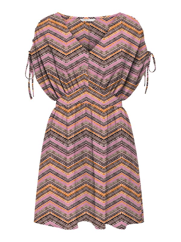 ONLY ONLY Рокля 'NOVA'  пъстро / оранжево