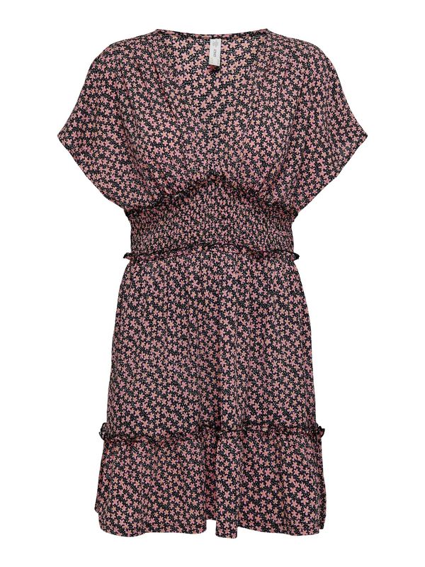 ONLY ONLY Рокля 'PELLA'  горчица / орхидея / черно