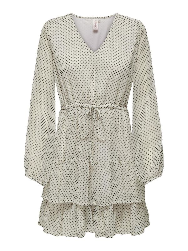 ONLY ONLY Рокля 'ROBEY ISABELLA'  кремаво / черно