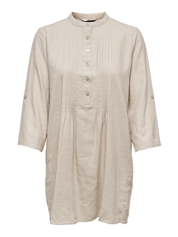 ONLY ONLY Рокля тип риза 'Caro'  таупе сиво
