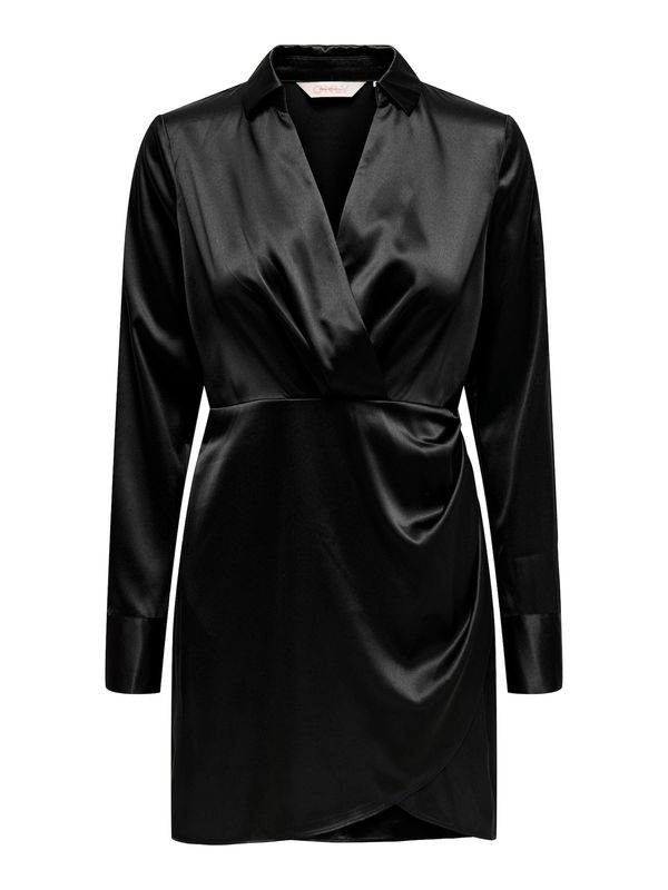 ONLY ONLY Рокля тип риза  черно