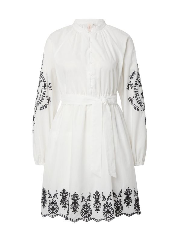 ONLY ONLY Рокля тип риза  черно / бяло