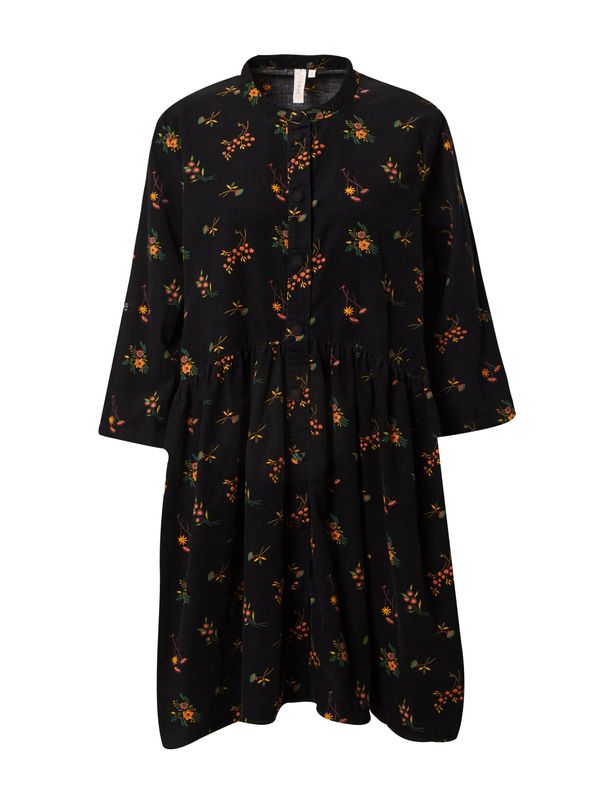 ONLY ONLY Рокля тип риза 'Chicago'  жълто / зелено / черно