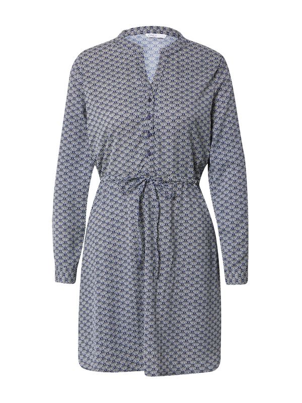 ONLY ONLY Рокля тип риза 'Cory'  светлобежово / нейви синьо