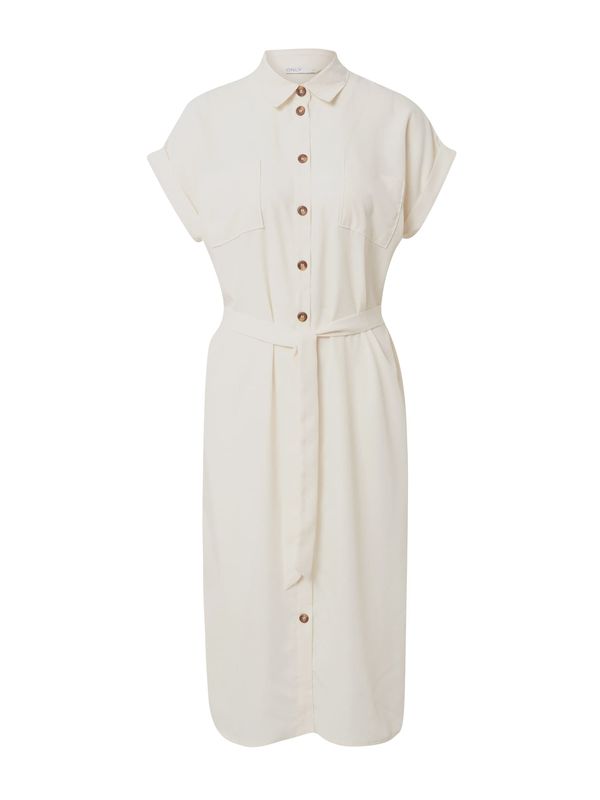 ONLY ONLY Рокля тип риза 'HANNOVER'  бежово