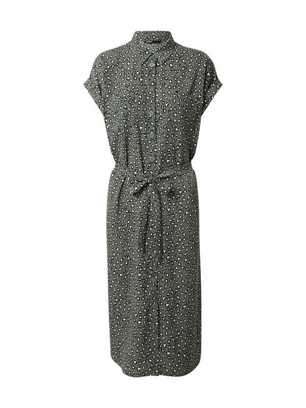 ONLY ONLY Рокля тип риза 'Hannover'  каки / черно / бяло