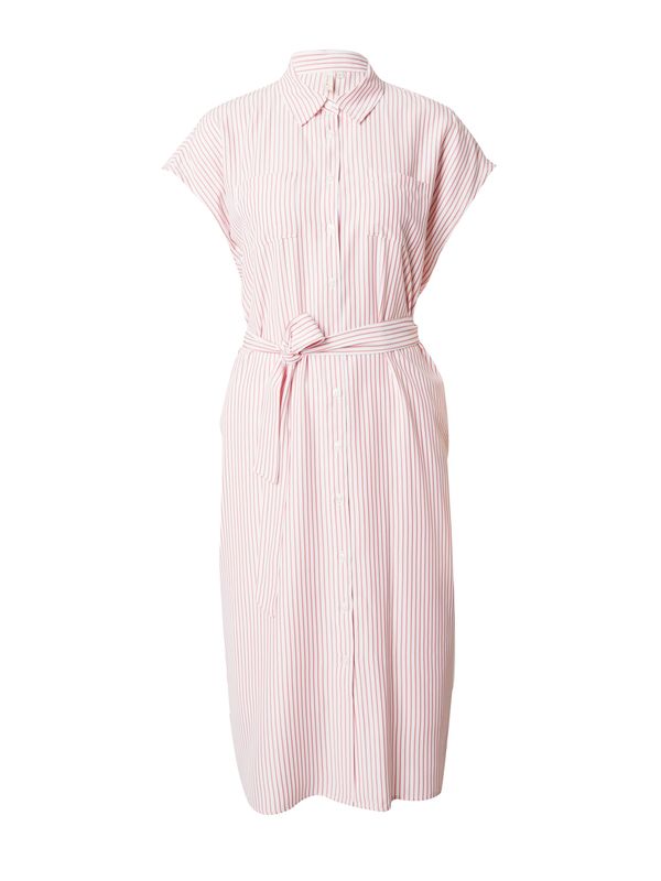 ONLY ONLY Рокля тип риза 'HANNOVER SARAH'  червено / бяло