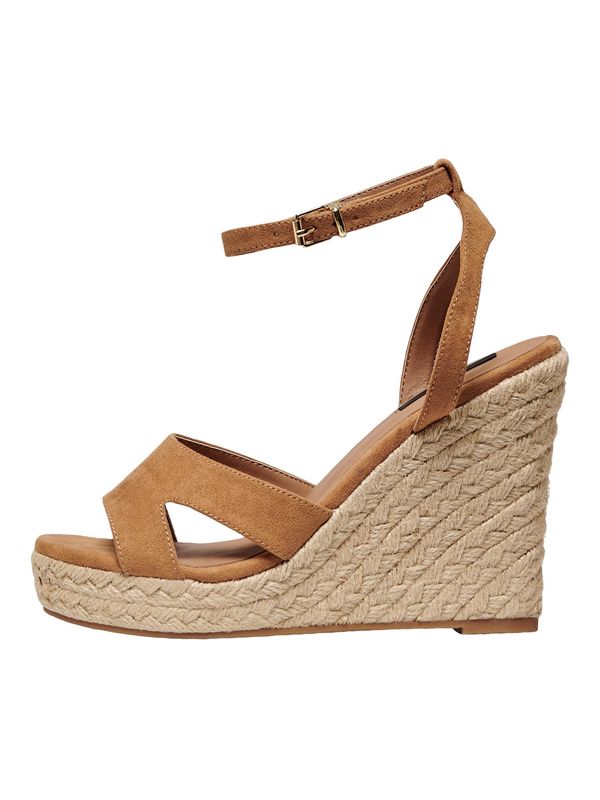 ONLY ONLY Сандали с каишка 'Amelia'  коняк