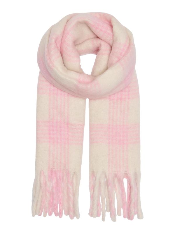 ONLY ONLY Шал 'RIKKA'  пепел от рози / бял памук