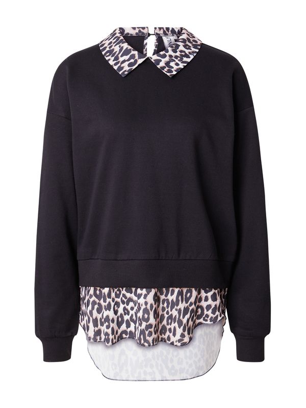 ONLY ONLY Суичър 'JODA'  кремаво / кафяво / черно