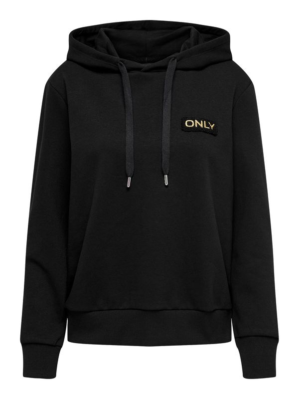 ONLY ONLY Суичър 'NORA'  цвят "пясък" / черно