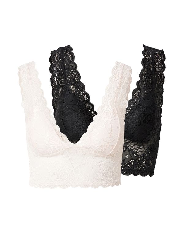 ONLY ONLY Сутиен 'CHLOE'  бледорозово / черно