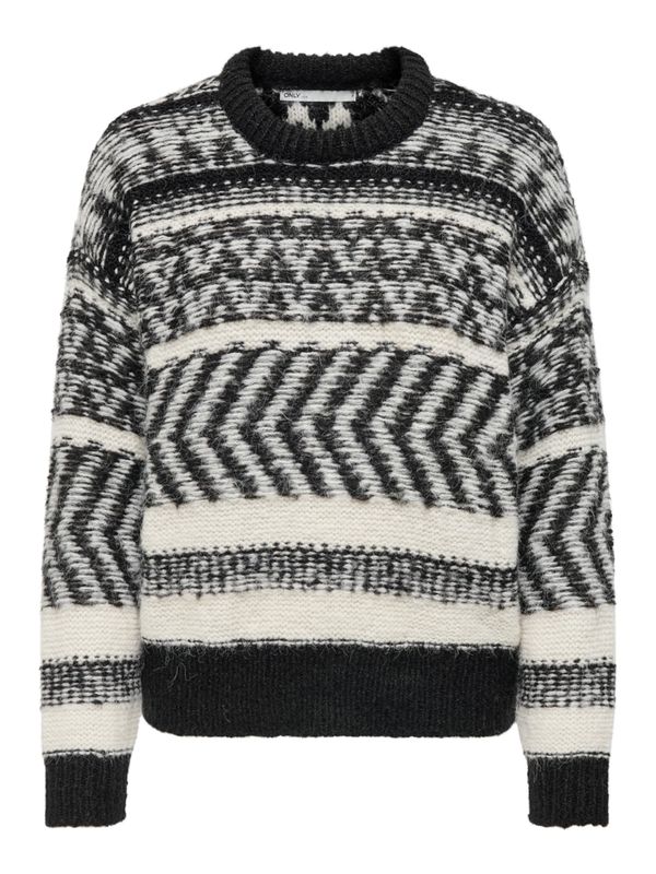 Only Tall Only Tall Пуловер  черно / бяло