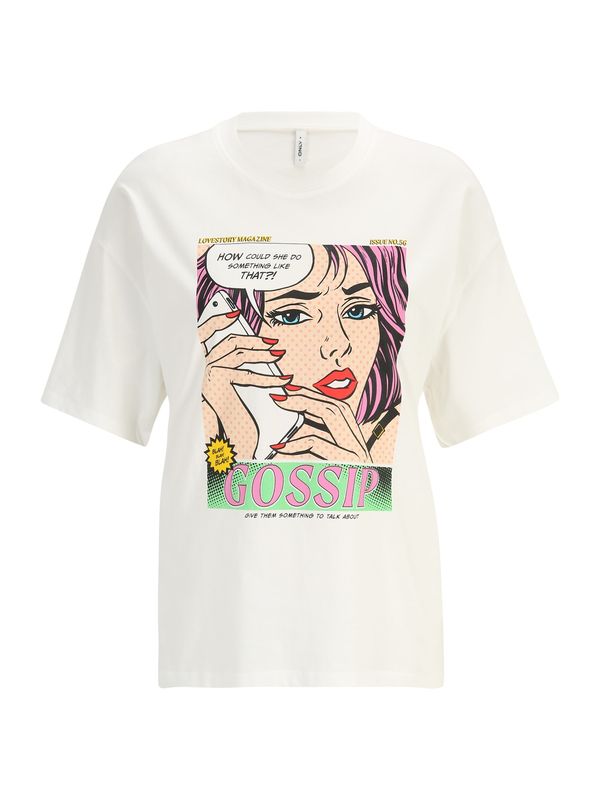 Only Tall Only Tall Тениска 'CARL'  телесен цвят / зелено / лилав / бяло