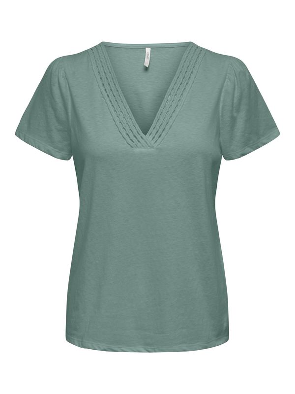 ONLY ONLY Тениска 'BENITA'  зелено