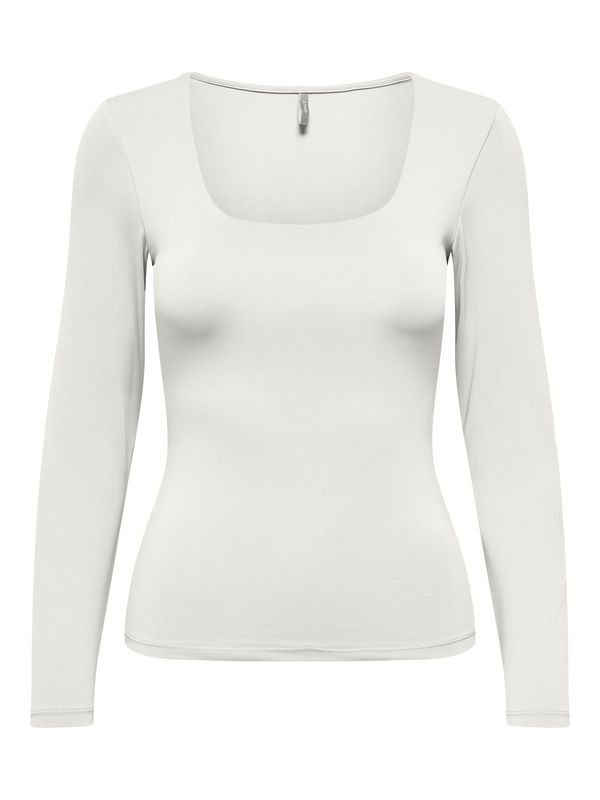 ONLY ONLY Тениска 'Ea'  мръсно бяло