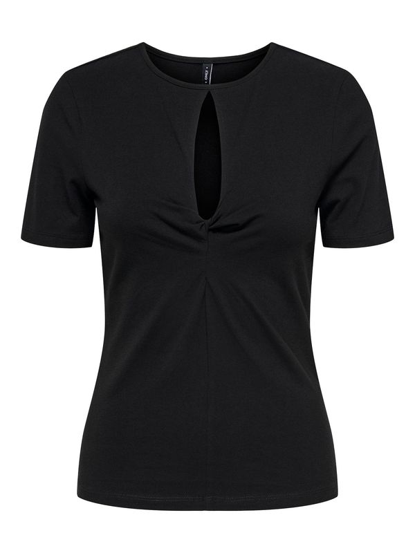 ONLY ONLY Тениска 'EBBY'  черно