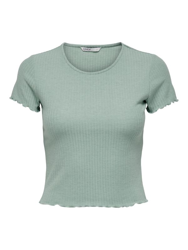 ONLY ONLY Тениска 'Emma'  нефритено зелено