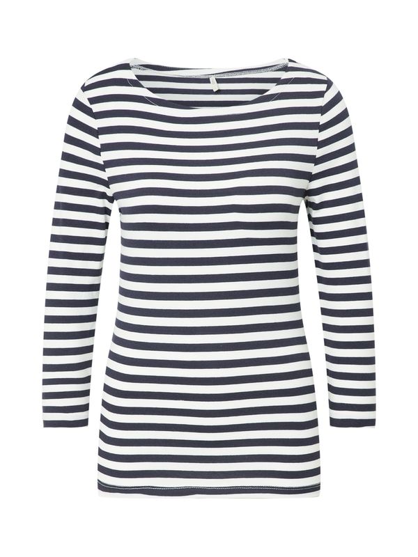 ONLY ONLY Тениска 'FIFI'  нощно синьо / бяло