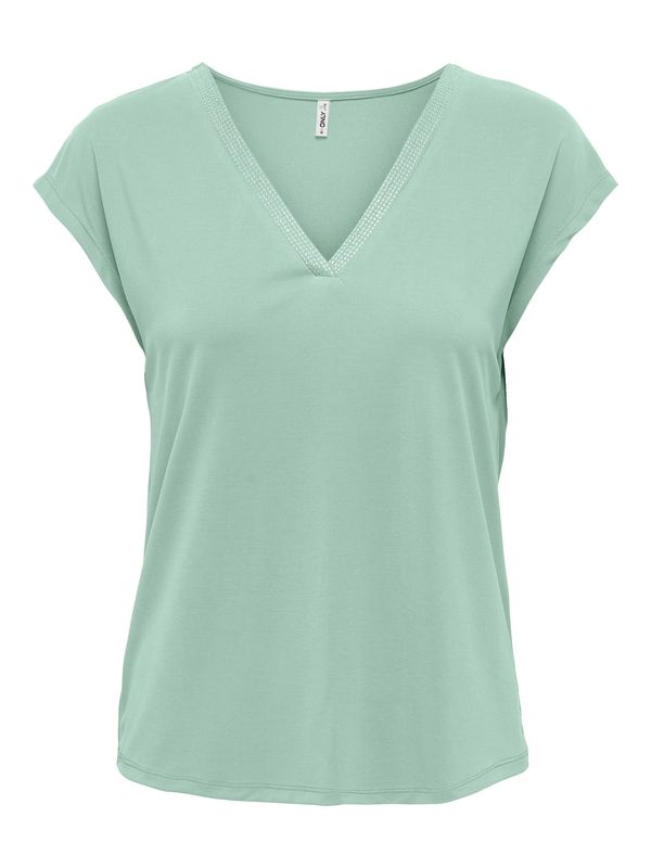 ONLY ONLY Тениска 'Free'  мента