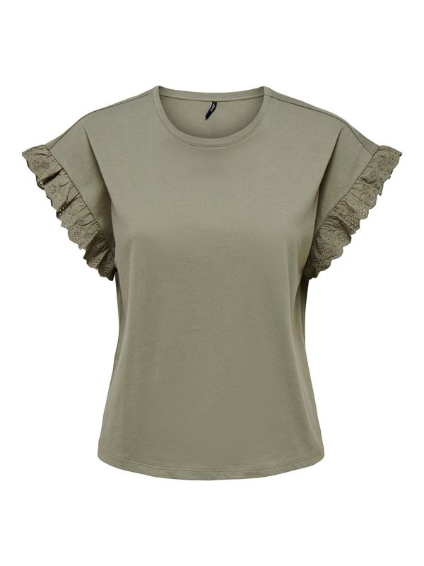 ONLY ONLY Тениска 'Iris'  каки