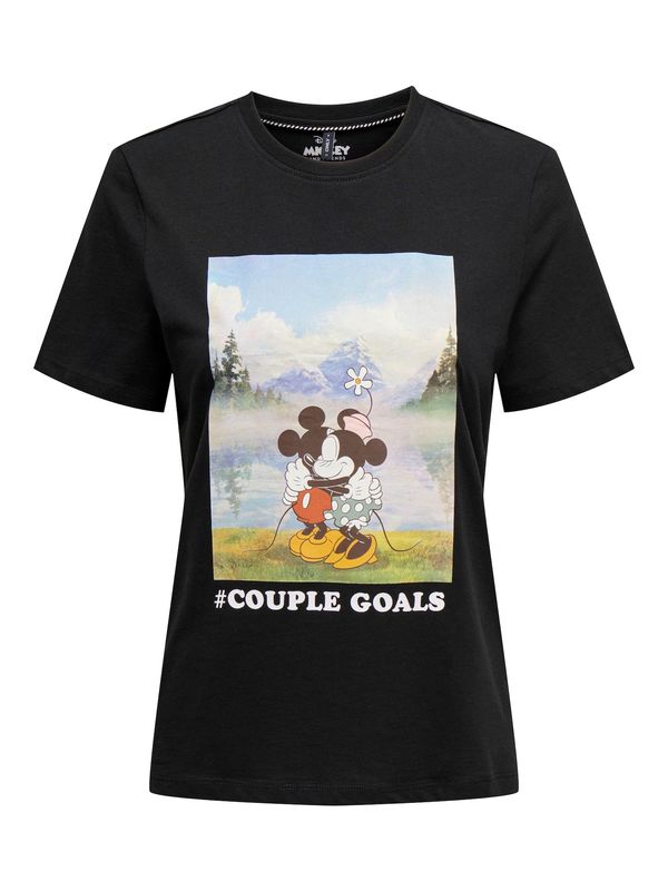 ONLY ONLY Тениска 'KITA'  черно