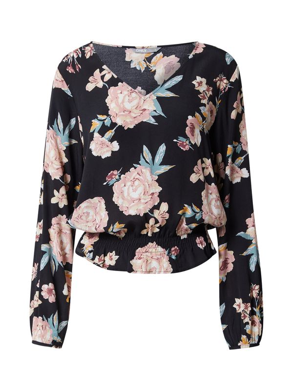 ONLY ONLY Тениска 'Mary'  черно