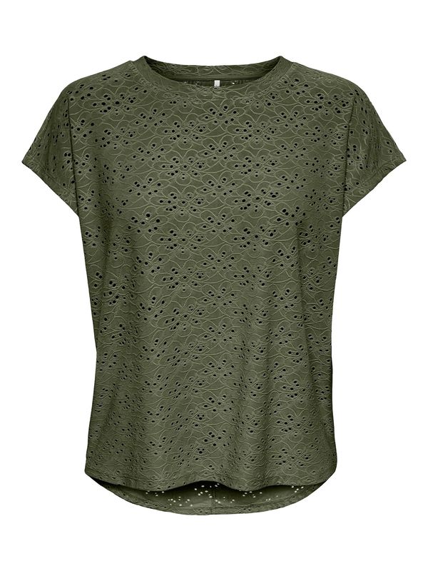 ONLY ONLY Тениска 'Milla'  каки