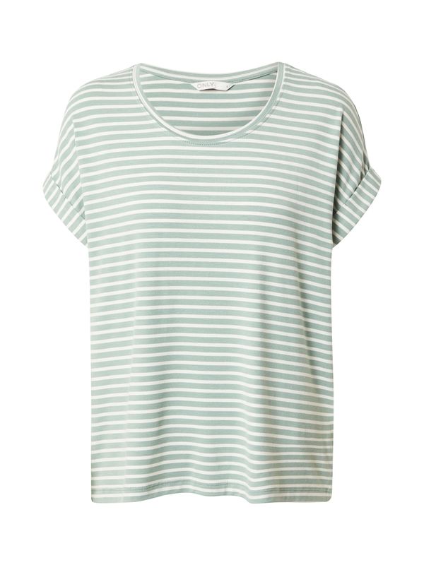 ONLY ONLY Тениска 'Moster'  нефритено зелено / бяло