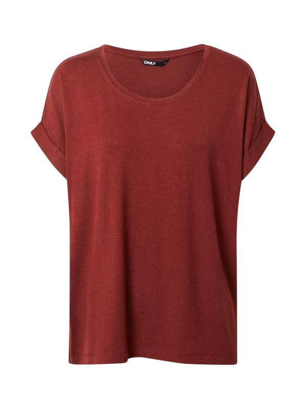 ONLY ONLY Тениска 'Moster'  ръждиво червено