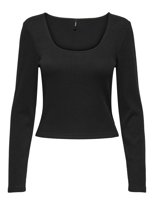 ONLY ONLY Тениска 'Nanna'  черно