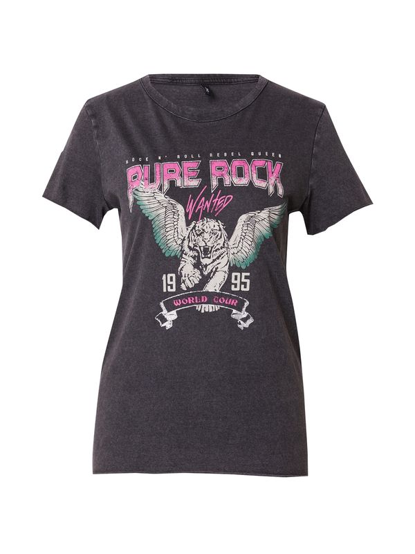 ONLY ONLY Тениска  нефритено зелено / розово / черно / бяло