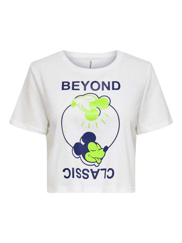 ONLY ONLY Тениска  нейви синьо / зелено / бяло