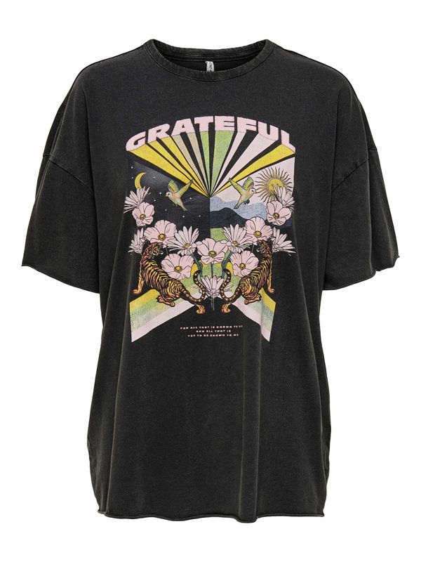 ONLY ONLY Тениска  пъстро / черно