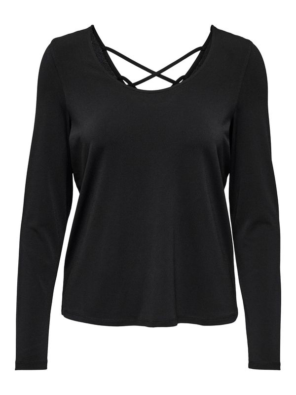 ONLY ONLY Тениска 'REBA'  черно