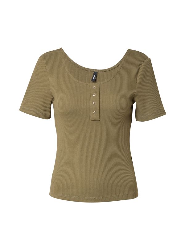 ONLY ONLY Тениска 'SIMPLE'  маслина