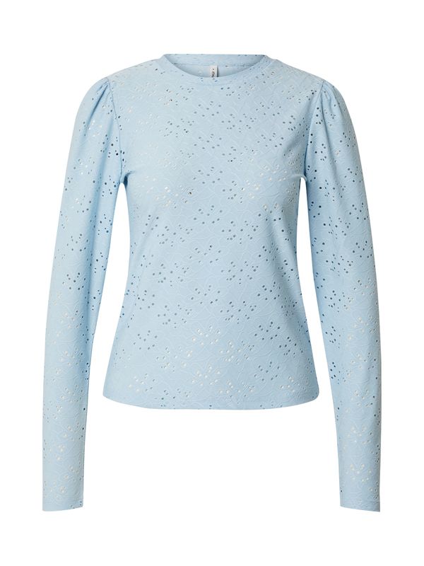 ONLY ONLY Тениска 'SMILLA'  светлосиньо