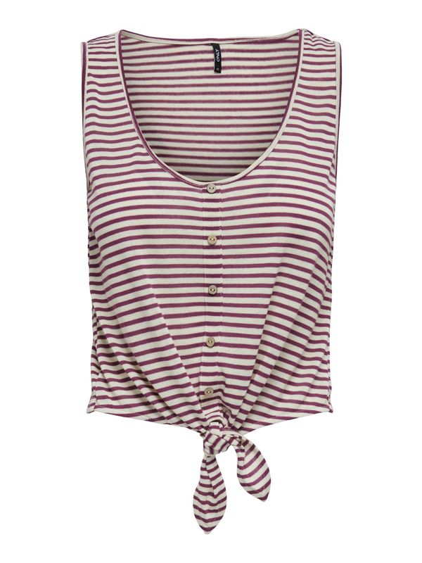 ONLY ONLY Топ 'Cannes'  бежово / боровинка