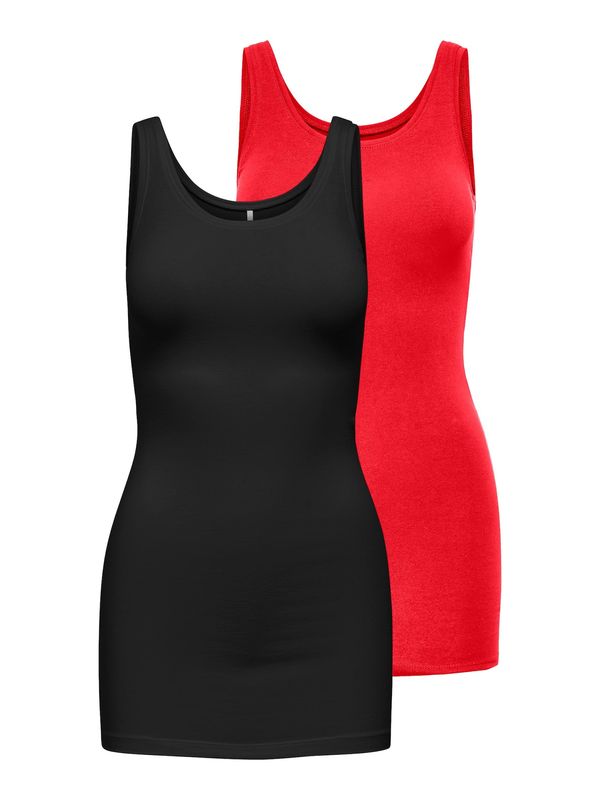 ONLY ONLY Топ  червено / черно