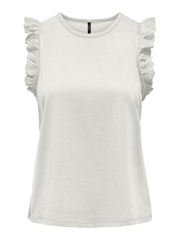 ONLY ONLY Топ 'Linda'  мръсно бяло