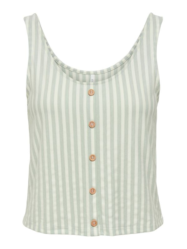 ONLY ONLY Топ  мента / мръсно бяло