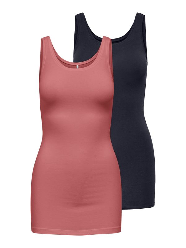 ONLY ONLY Топ  нощно синьо / бледорозово