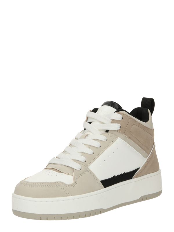 ONLY ONLY Високи маратонки 'SAPHIRE'  бежово / черно / бяло