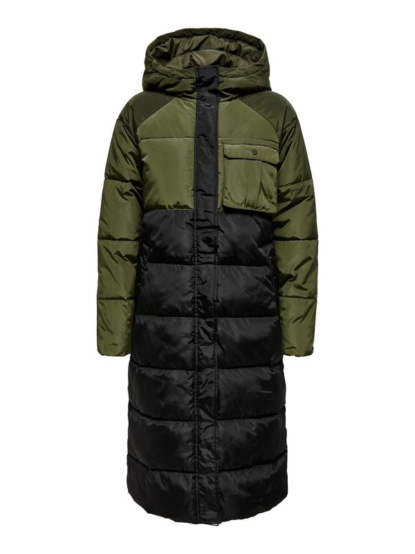 ONLY ONLY Зимно палто 'Becca'  каки / черно