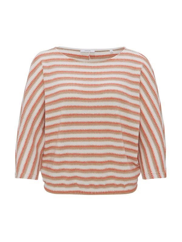 OPUS OPUS Пуловер 'Guste'  камел / корал / бяло