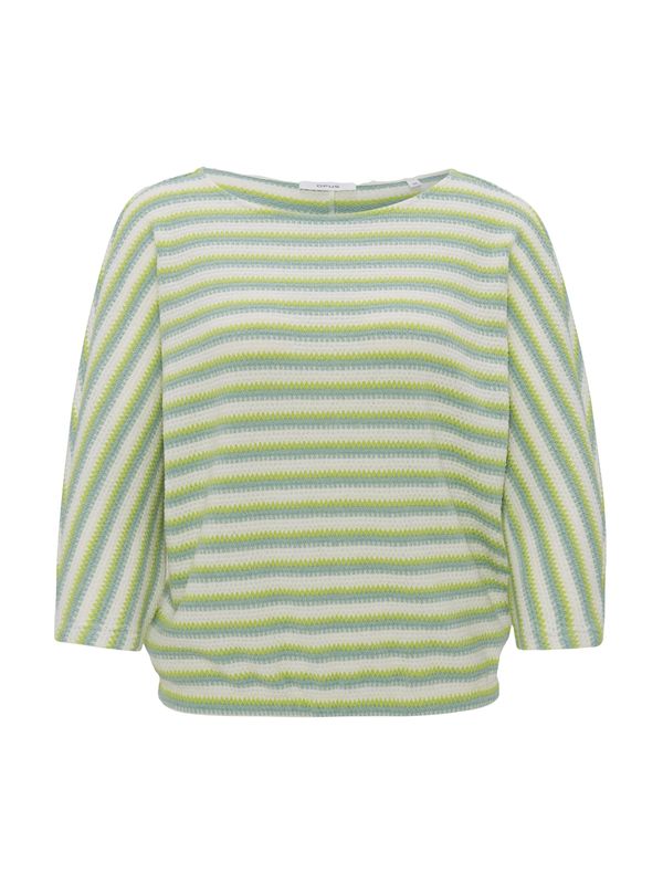 OPUS OPUS Пуловер 'Guste'  маслина / петрол / светлозелено