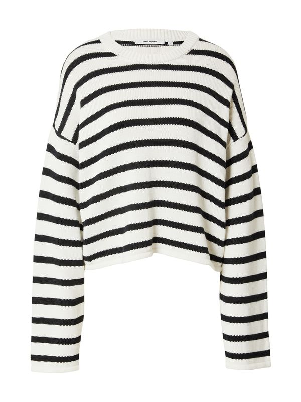 Oval Square Oval Square Пуловер 'Swatch'  черно / бяло