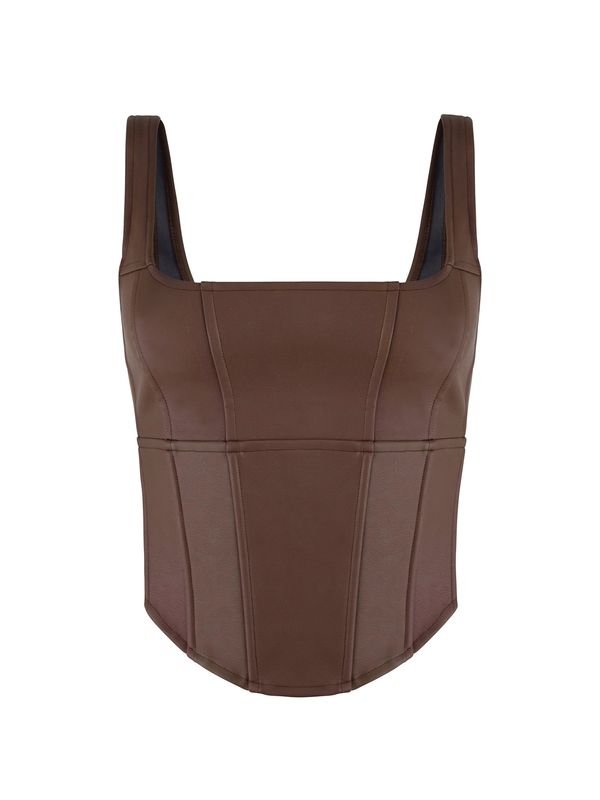 OW Collection OW Collection Топ 'AMARA'  кафяво